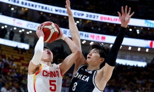世预赛-张镇麟20分周琦11+12 中国男篮首战不敌韩国