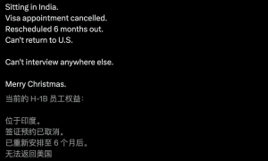 谷歌苹果强烈警告！H-1B员工出境，或一年回不了美国